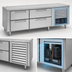 Thumbnail image #2 for Garland Polar Cuisine 96-Inch Three-Section Self-Contained Refrigerated Drawer Base with 6 x 27-Inch Drawers
