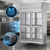 Thumbnail image #4 for Victory UltraSpec Two-Section Pass-Thru Glass Half-Door Freezer, 48.33 Cu. Ft., Self-Contained, Top-Mounted