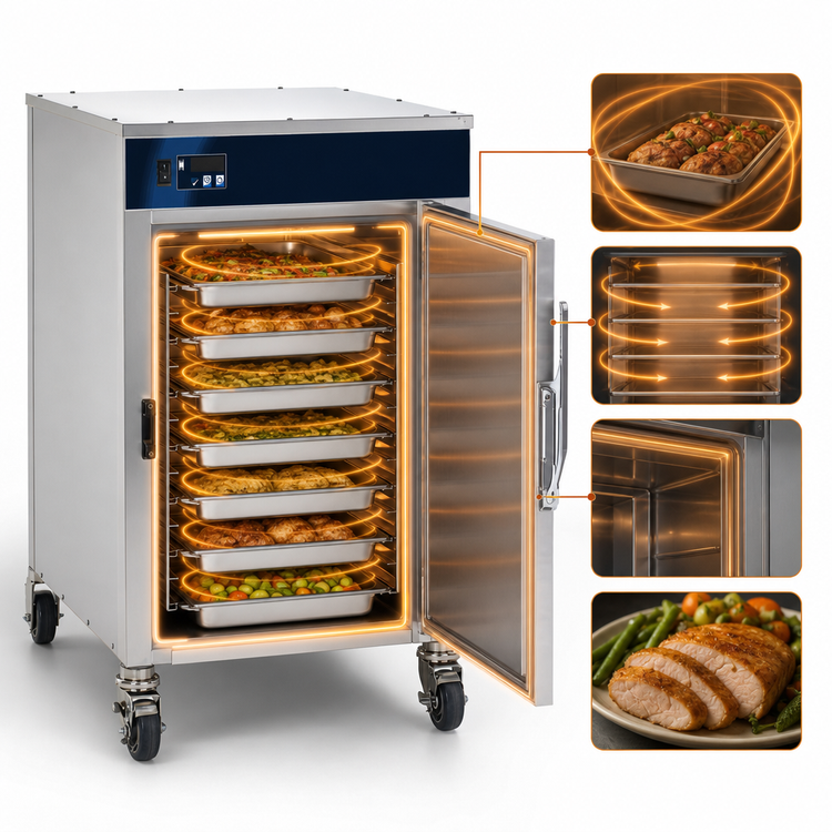 Product image #3 for Alto-Shaam Halo Heat Low-Temperature Reach-In Holding Cabinet, 10-Pan, Simple Control, 120V