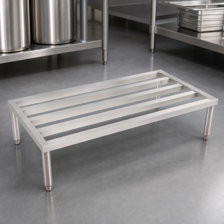 Product image #4 for John Boos All-Welded 1-Tier Stainless Steel Dunnage Rack, 34 x 20 x 12 Inches