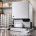 Thumbnail image #3 for Hoshizaki Opti-Serve Cubelet-Style Ice Maker/Water Dispenser, Water-Cooled, Countertop, 40 lb Storage