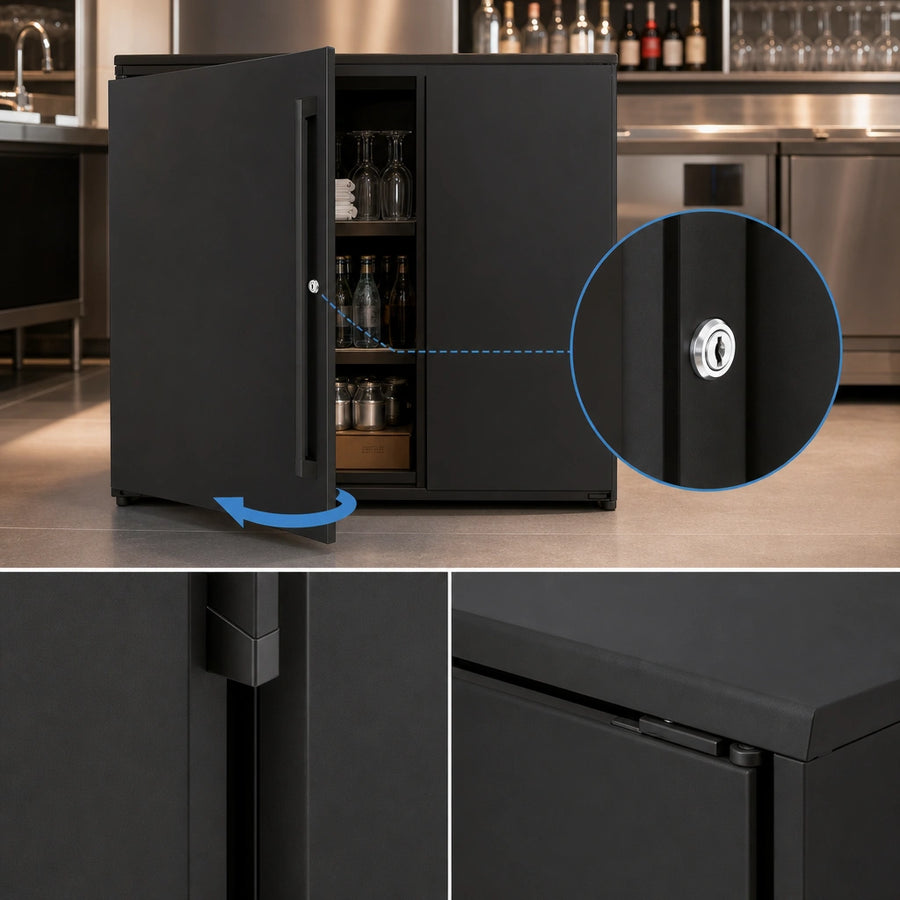 Locking Hinged Door