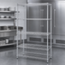 Thumbnail image #3 for Quantum 48-Inch x 30-Inch x 74-Inch Stationary 5-Shelf 304 Stainless Steel Wire Shelving Starter Kit