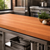 Thumbnail image #3 for Boos Block American Cherry Edge Grain Kitchen Countertop, 84 x 32 x 3 Inches, Varnique Finish