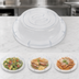 Thumbnail image #3 for American Metalcraft Universal Clear ABS Round Plate Cover for 10 to 11-1/2 Inch Plates
