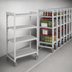 Thumbnail image #4 for Cambro Camshelving Premium High Density 4-Shelf Vented Mobile Starter Unit, 24