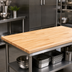 Thumbnail image #3 for John Boos Boos Block Blended Rail Edge Grain Maple Kitchen Countertop, 36 x 30 x 1-1/2 Inch, No Backsplash, Oil Finish