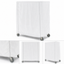 Thumbnail image #3 for Metro Queen Mary & Banquet Cart Cover, 48 x 21 x 54 Inches, White Uncoated Knitted Polyester