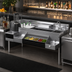 Thumbnail image #3 for Glastender 66-Inch All-In-One Underbar Ice Bin/Cocktail Station with Sink, Blender Shelf, and 10-Circuit Cold Plate