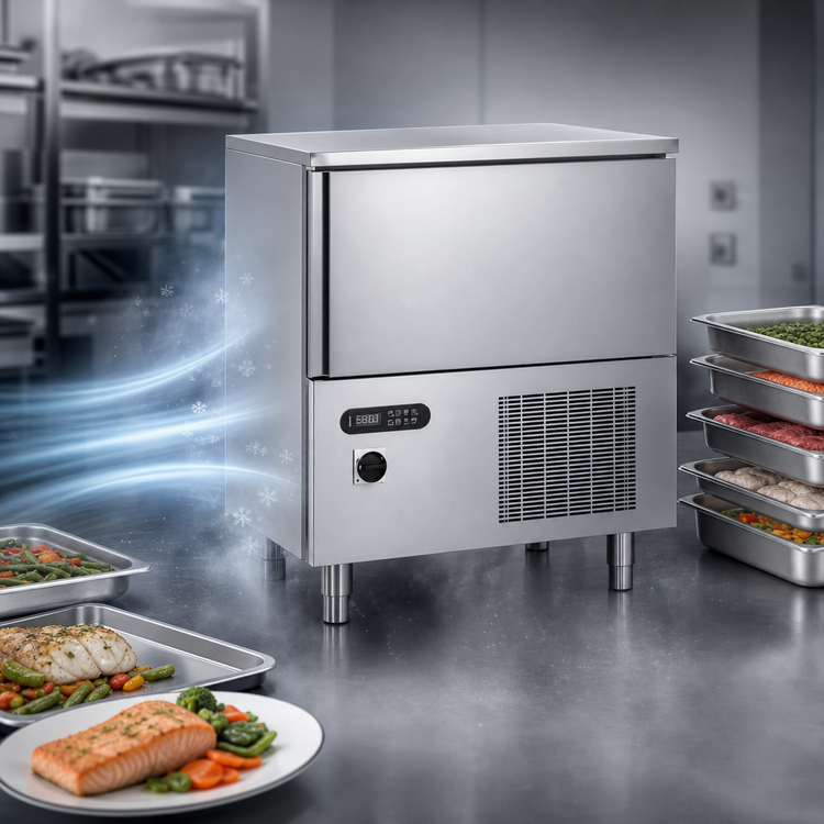 Product image #3 for Gemm Commercial Single-Section Reach-In Blast Chiller/Freezer, 5-Pan, 57 lb. Chilling Capacity