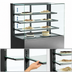 Thumbnail image #3 for Reveal® Freestanding Full-Service Non-Refrigerated Pastry Display Case with 3 Glass Shelves