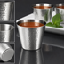 Thumbnail image #3 for American Metalcraft Hammered Stainless Steel Sauce Cup, 2.5 oz