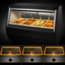 Thumbnail image #3 for Howard-McCray 35 Series 50-Inch Full-Service Hot Food Case, 3 Wells, Black Exterior