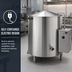 Thumbnail image #3 for Legion LEC-80 80-Gallon Electric Self-Contained 2/3-Jacketed Stationary Steam Kettle