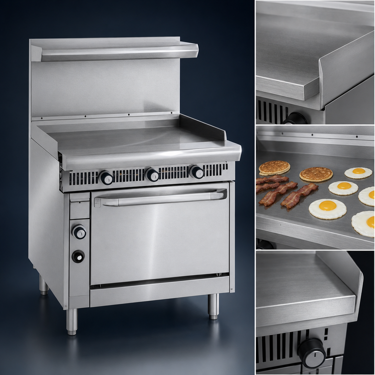 Product image #3 for Imperial Spec Series 36-Inch Heavy Duty Gas Range with Griddle and Standard Oven