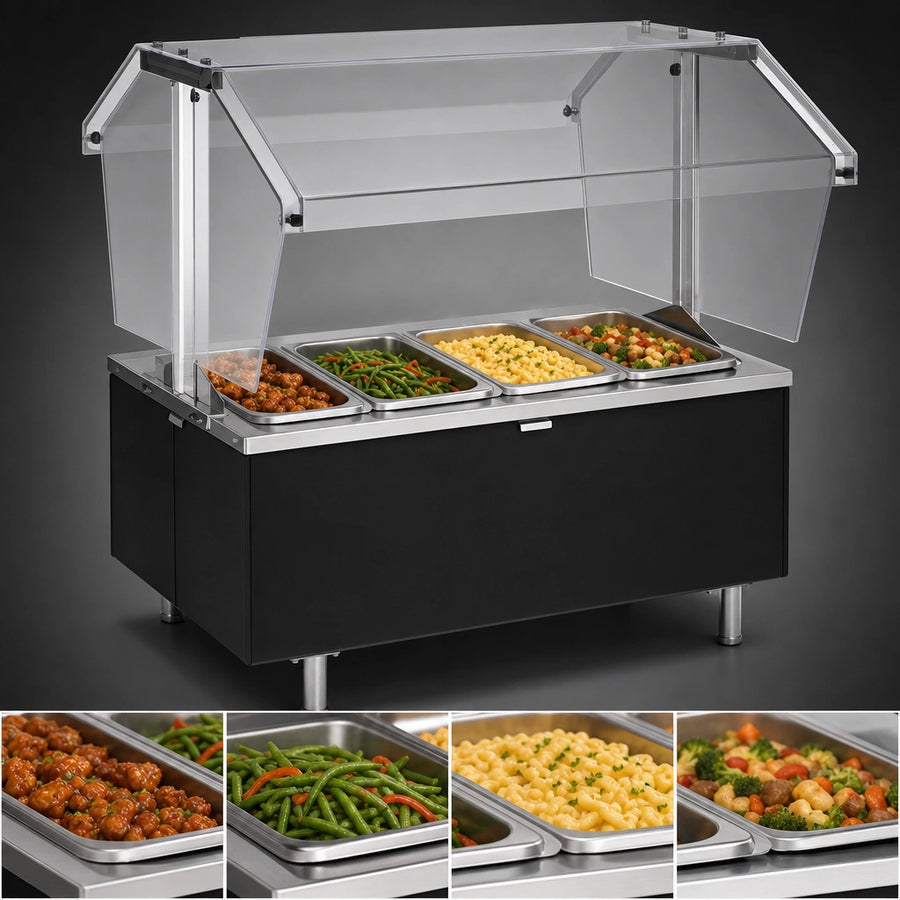 Four Hot Food Wells