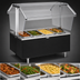 Thumbnail image #3 for Eagle Service Mate Deluxe 4-Well Countertop Buffet Hot Food Table with Double-Sided Sneeze Guard, 240V