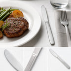 Thumbnail image #4 for Winco Manhattan 0008-08 8-1/8-Inch Heavy Weight 18/0 Stainless Steel Satin Finish Dinner Knife Case of 25