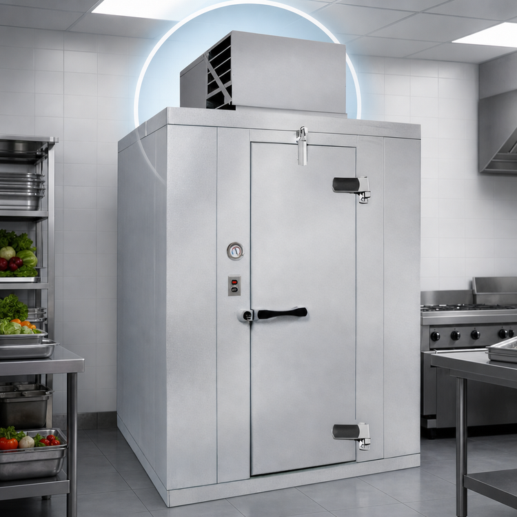 Product image #3 for Polar-Pak Indoor Walk-In Freezer with Floor, Top-Mounted Self-Contained Refrigeration