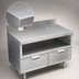 Thumbnail image #3 for La Rosa 18-Inch x 32-Inch Stainless Steel Utility Stand with Dry-Drawer Base