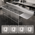 Thumbnail image #3 for John Boos Pro-Bowl 4-Compartment Sink with Right-Hand Drainboard, 18 x 24 x 14-Inch Bowls, 16-Gauge Stainless Steel
