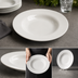Thumbnail image #4 for Sierrus 12-Inch Bone Melamine Chef Salad/Pasta Bowl, 20 oz.