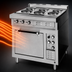 Thumbnail image #4 for Lang 36-Inch Electric Heavy Duty Range with Griddle and Standard Oven Base