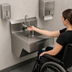Thumbnail image #3 for Eagle Group Wall-Mount Physically Challenged Stainless Steel Hand Sink with 14