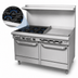 Thumbnail image #3 for Southbend S-Series 60-Inch Natural Gas Restaurant Range with 6 Open Burners, 24-Inch Griddle and 2 Standard Ovens