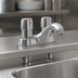 Thumbnail image #3 for BK Resources 4-Inch Deck-Mounted Lead Free Hot and Cold Metering Faucet