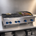 Thumbnail image #3 for Comstock-Castle 48-Inch Countertop Gas Char-Broiler/Griddle Combination with 24-Inch Radiant Broiler and 24-Inch Griddle
