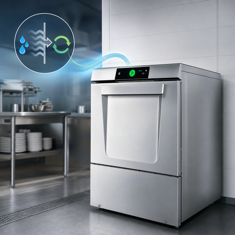 Product image #3 for Hobart Advansys LXNR-30 Undercounter High-Temp Sanitizing Dishwasher, 30 Racks/Hour