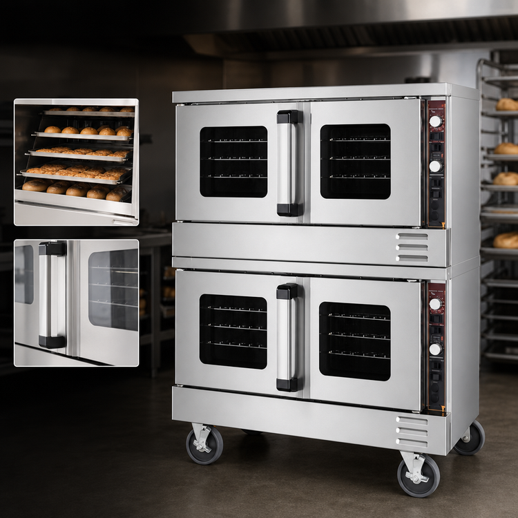 Product image #3 for TruVection TVES/20SC-V Low-Profile Ventless Double-Deck Electric Convection Oven