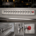 Thumbnail image #3 for Micro Matic USA 1737-S 36-Inch Wall-Mount Glycol-Cooled 12-Faucet Stainless Steel Short-Shank Insert Module