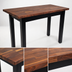 Thumbnail image #4 for John Boos American Black Walnut Wood Top Work Table, 48 x 36 Inches, 1-1/2-Inch Thick Edge Grain Top, Oil Finish