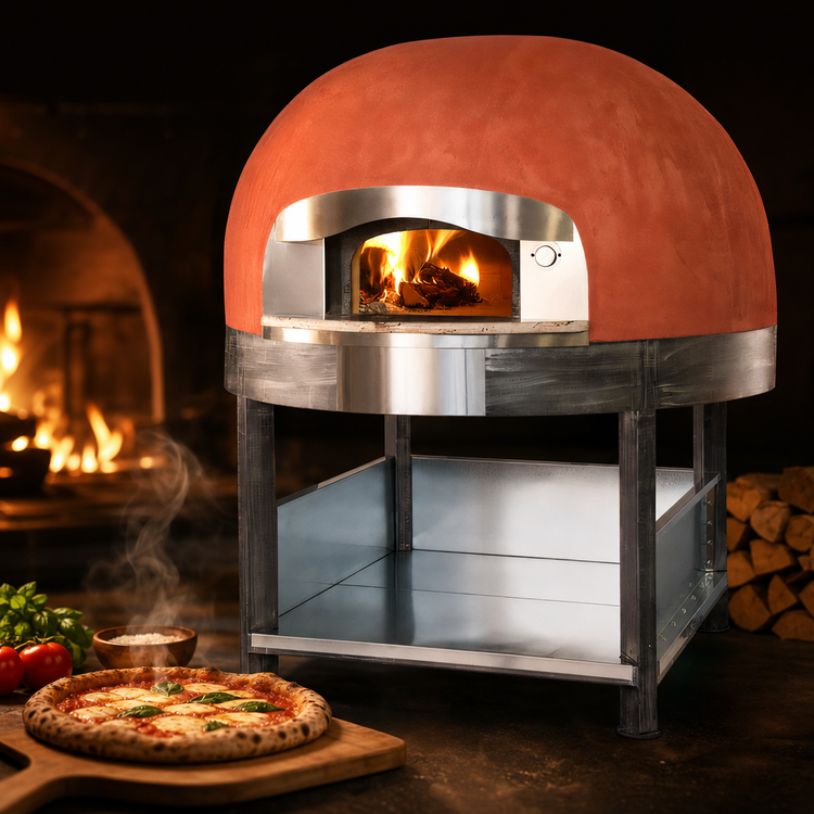 Product image #3 for Morello Forni FW100-CB Wood-Fired Round Pizza Oven with 39-Inch Cooking Diameter