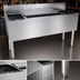 Thumbnail image #3 for Glastender 54 Inch Underbar Combo Ice Bin/Cocktail Unit with 10-Circuit Cold Plate and Dual Bottle Wells