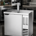 Thumbnail image #3 for Beverage-Air DD36HC-S 36-Inch Direct Draw Draft Beer Cooler with Solid Door, Dual-Faucet Tower, and 1/2 Keg Capacity