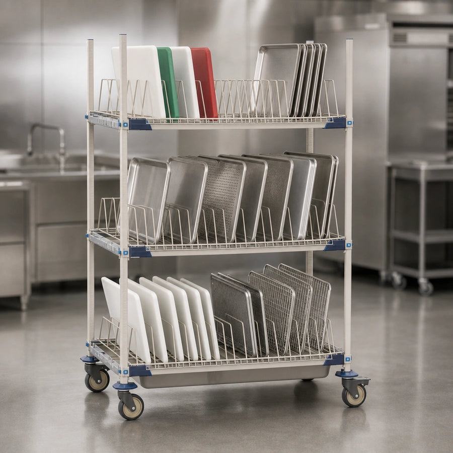 Three-Tier Drying Layout