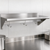 Thumbnail image #3 for T-304 Stainless Steel Wall-Mount Overshelf with Pot Rack, 36 x 16 Inches