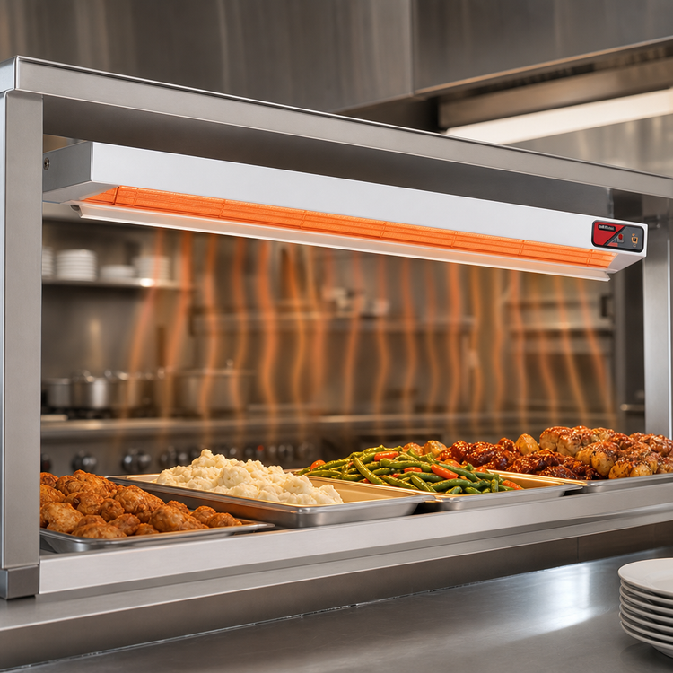 Product image #3 for Nemco 72-Inch Single Lighted Infrared Strip Heater, 240V