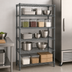 Thumbnail image #3 for Eagle Group Valu-Master 5-Tier Wire Shelving Starter Unit, 24 x 18 x 74 Inches, Pewter Gray Epoxy Finish