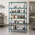 Thumbnail image #3 for Eagle Group Valu-Gard 5-Tier Wire Shelving Starter Unit, 30 x 24 x 74 Inches, Green Epoxy Finish