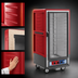 Thumbnail image #3 for Metro C5 3 Series Insulation Armour 3/4-Height Heated Holding and Proofing Cabinet with Clear Polycarbonate Door, Low-Watt, Red