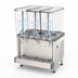 Thumbnail image #3 for Crathco Simplicity Bubbler Electric Triple-Agitator Tall Pre-Mix Cold Beverage Dispenser, 3 x 4.75-Gallon Bowls