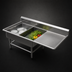Thumbnail image #3 for John Boos Pro-Bowl 2-Compartment Stainless Steel Sink with 24-Inch Right Drainboard