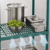 Thumbnail image #3 for Eagle QuadPlus Louvered Green Polymer Shelf Mat with Quad-Adjust Frame, 36 x 24 Inches