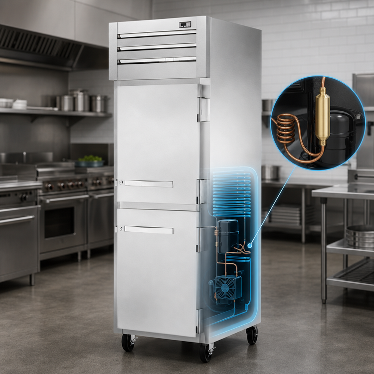 Product image #3 for True SPEC SERIES One-Section Reach-In Freezer with (2) Half Swing Solid Doors