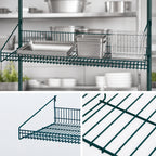 Thumbnail image #3 for Quantum Store Grid SG-LS1836P 36-Inch Green Epoxy Antimicrobial Wire Shelf with Retaining Front Edge