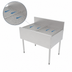 Thumbnail image #4 for Perlick Top Shelf 36-Inch Freestanding Stainless Steel Underbar Drainboard with 6-Inch Backsplash